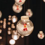   Prémium Kültéri LED-es gömb fényfüggöny 110 LED 2,7m melegfehér