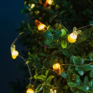   Tavaszi nyuszis, répás fényfüzér LED fényfüzér 2 m - 20 LED - 2 x AA