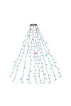 Kültéri karácsonyfa fényfüzér - 1,9 m - 120 LED, hidegfehér - IP44