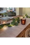 Babér girland Fényfűzér melegfehér, 2m, elemes, 20 led