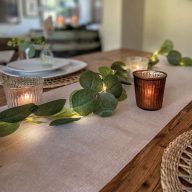 Babér girland Fényfűzér melegfehér, 2m, elemes, 20 led Babér girland Fényfűzér melegfehér, 2m, elemes, 20 led