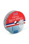 Dekor szalag - fényes - 2,74 m - ezüst