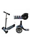Kruzzel Rapid B háromkerekű Roller világító kerékkel fekete-kék