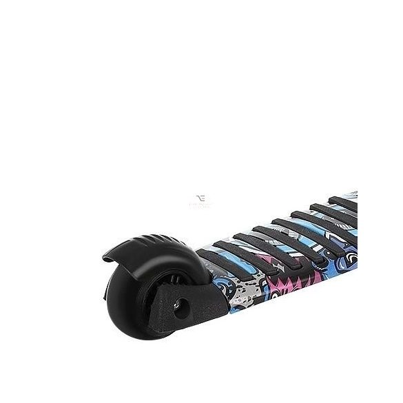 Kruzzel Rapid B háromkerekű Roller világító kerékkel fekete-kék