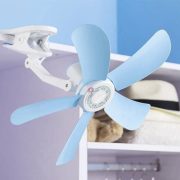   Plafonra, polcra akasztható Mobil ventilátor csíptetős 220V 40cm