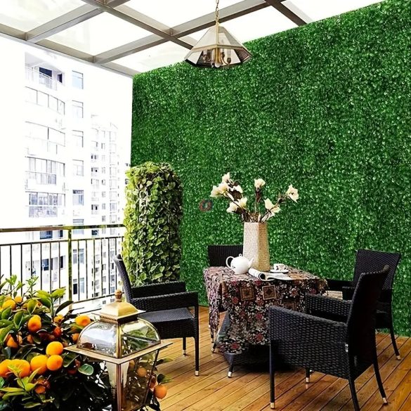 Zöld fal, buxus HD, élethű 40x60cm zöld toldható
