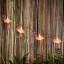 Napelemes flamingó fényfüzér 6 m FLAMINGI