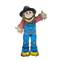   Őszi madárijesztő - mozgatható végtagokkal - papír - 91,4 cm