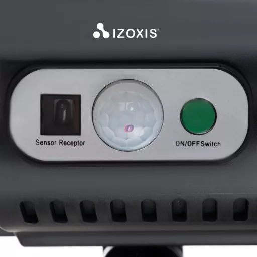 Napelemes reflektor, utcai világítás mozgásérzékelővel 120 COB LED Izoxis 19443