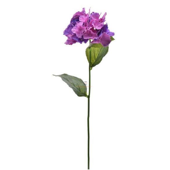Selyemvirág Hortenzia szálas 68cm lila
