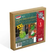   Óriás gömb dísz - 60 LED - 60 x 83 cm - Zöld - 100-200V AC - világító dekoráció
