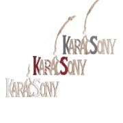  2 db-os Karácsonyi fa felirat "Karácsony" 3 féle választható szín