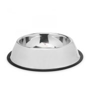 Etetőtál - 18 cm - krómozott