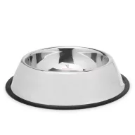 Etetőtál - 22 cm - krómozott