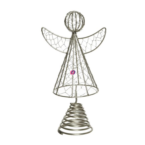 Luxury Karácsonyfa csúcsdísz "Angel Steel" arany 30 cm