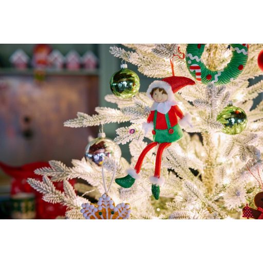 Luxury Karácsonyi Elf manó Fiú és lány 23 cm 2 féle