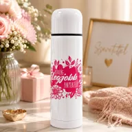   Termosz "A világ legjobb anyukája"  duplafalú fém, 500 ml