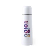   Prémium logózott, fényképes Termosz fém, egyedi grafikával 500 ml