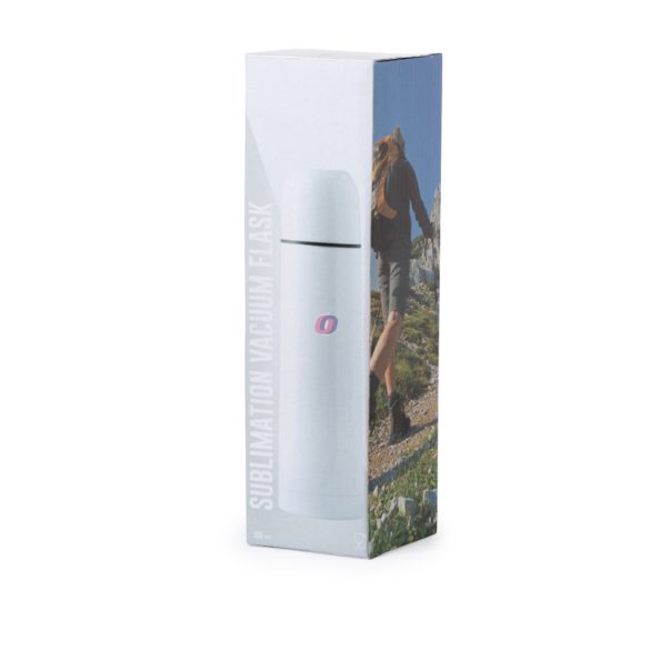Prémium logózott, fényképes Termosz fém, egyedi grafikával 500 ml