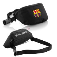   Barcelona övtáska egyedi névvel Fekete, személyre szabható