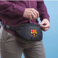   Barcelona övtáska egyedi névvel Fekete, személyre szabható