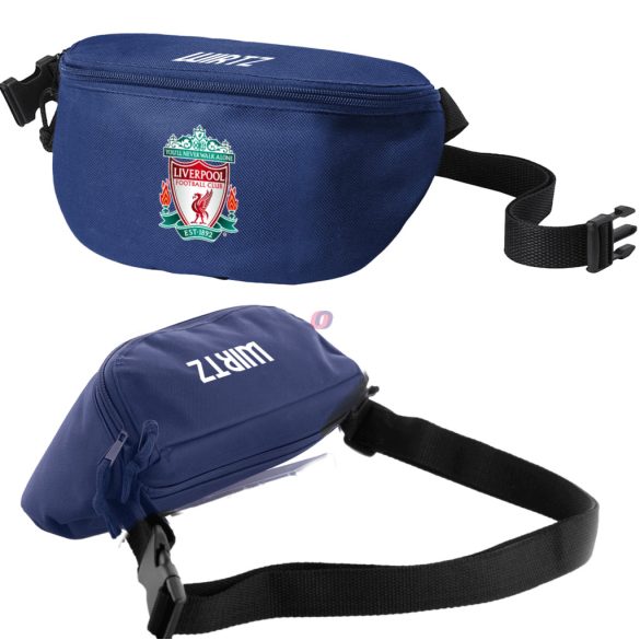Liverpool övtáska egyedi névvel Sötétkék, személyre szabható