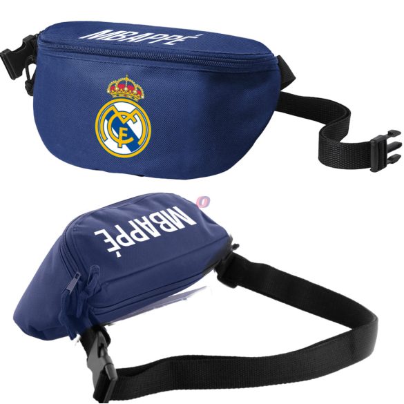 Real Madrid övtáska egyedi névvel sötétkék, személyre szabható