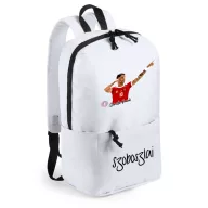   Szoboszlai, Hátizsák, egyedi névvel, fehér "SZOBOSIGN"