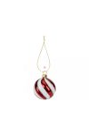 Luxury üveg Candy cane karácsonyfadísz kézműves, Angliából