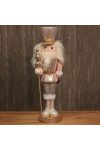 Luxury Diótörő púder, pezsgő plüss, 61 cm, karácsonyi figura