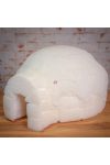 XL Iglu ház, havas ház - extra nagy - Karácsonyi falu kiegészítő fehér 36 cm