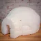 XL Iglu ház, havas ház - extra nagy - Karácsonyi falu kiegészítő fehér 36 cm