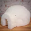 XL Iglu ház, havas ház - extra nagy - Karácsonyi falu kiegészítő fehér 36 cm
