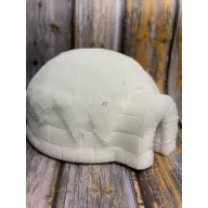   XL Iglu ház, havas ház - extra nagy - Karácsonyi falu kiegészítő fehér 36 cm