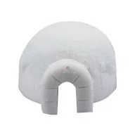   XL Iglu ház, havas ház - extra nagy - Karácsonyi falu kiegészítő fehér 36 cm
