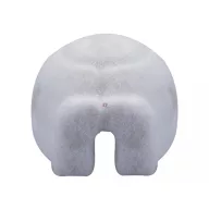   Iglu ház, havas ház - 10x15cm - Karácsonyi falu kiegészítő fehér