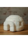 Iglu ház, havas ház - kicsi - Karácsonyi falu kiegészítő fehér 12,6 cm