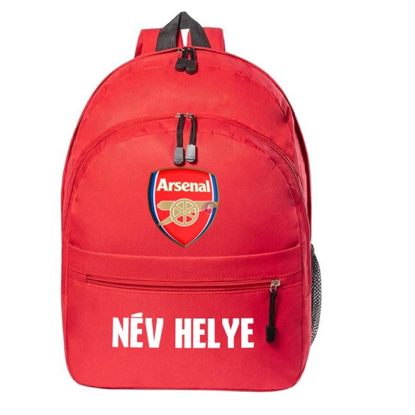 Prémium Arsenal hátizsák választható egyedi névvel 