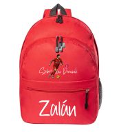   Prémium Szoboszlai hátizsák választható egyedi névvel Piros "SZOBO 25"