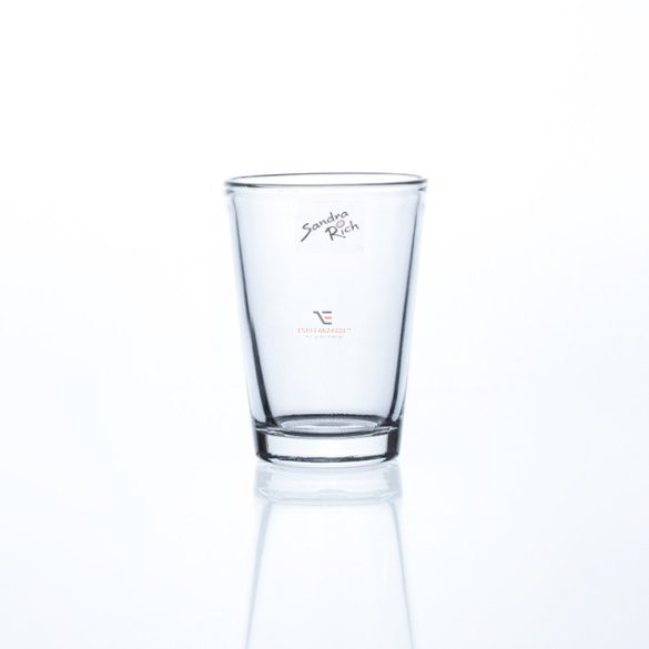Üveg váza 11cm átlátszó