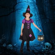 Halloweeni mágikus üst, katlan koponyával 19 cm