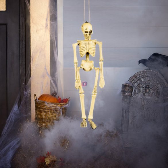 Halloweeni csontváz 40 cm felkasztható