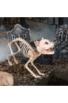 XL Halloweeni macska csontváz 60 cm