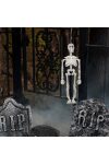 Halloweeni csontváz gyöngyház 32 cm felkasztható
