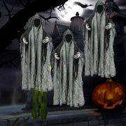 Halloweeni arcnélküli szellem figura akasztható 48 cm