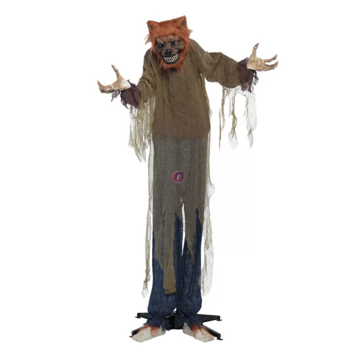 XXL Animatronikus Halloweeni figura farkasember 160 cm