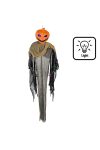 Prémium Halloweeni gonosz tökfej szellem  162 cm, világító