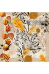 Papír Szalvéta 3 rétegű - Fallen Leaves 33x33cm narancssárga, natúr 20db/cs halloween kellék