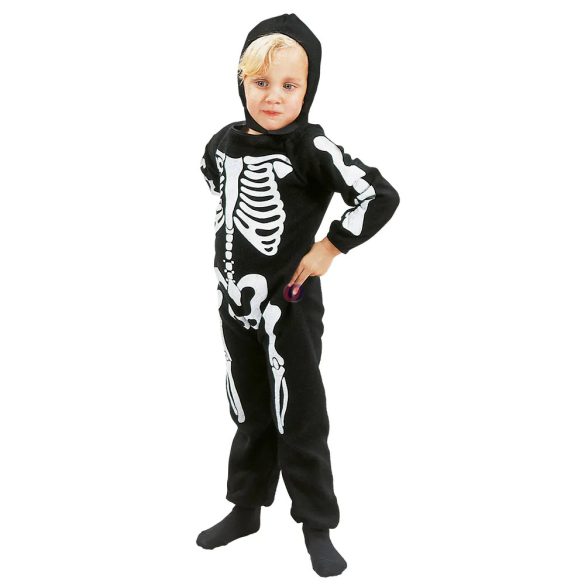 Luxury Halloween jelmez gyerekeknek csontváz 3-4 év, unisex