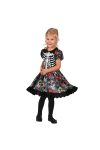 Luxury Halloween jelmez gyerekeknek Pequeña Calavera 3-4 év, kislány